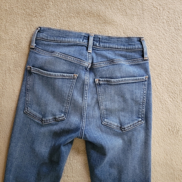 Agolde Sophie Crop fray hem jeans size 25 - Picture 8 of 12